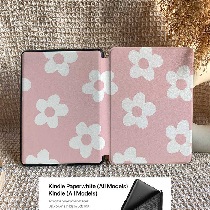 Pink Flora | Kindle Case - IMCASE