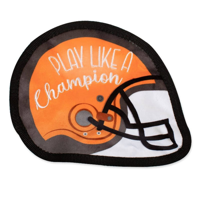 Petshop by Fringe Studio dog toys Play Like a Champion Football Helmet Plush Squeaky Durable Dog Toy