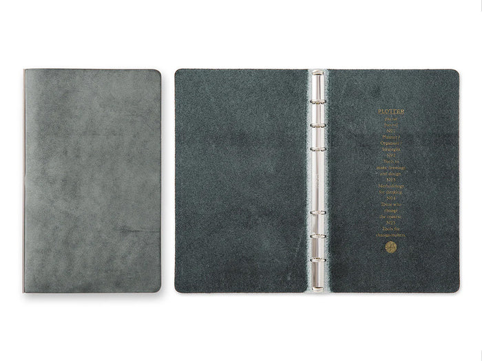 PLOTTER 6 Ring Leather Binder - Bible Shiranami