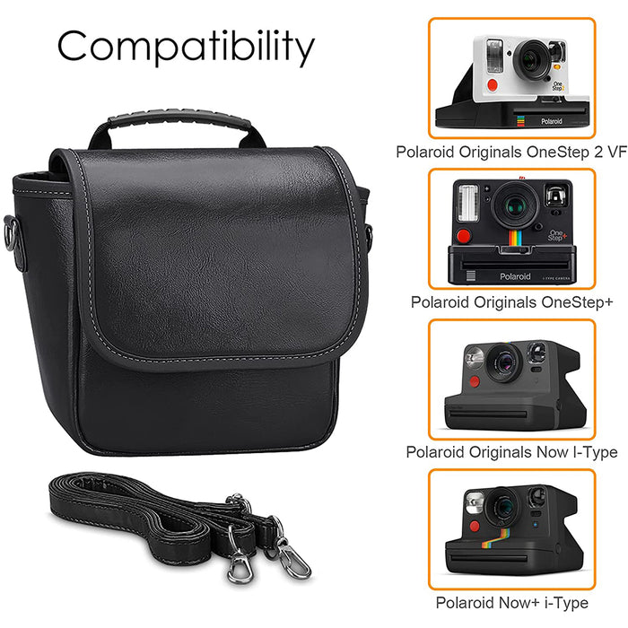 Polaroid OneStep+/OneStep 2 VF Vegan Leather Carrying Bag | Fintie