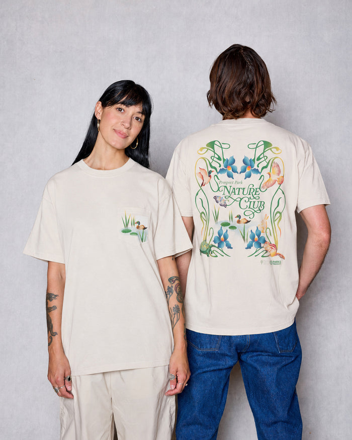 Shop Prospect Park Alliance x Parks Project Nature Club Critters Pocket Tee | raw-natural