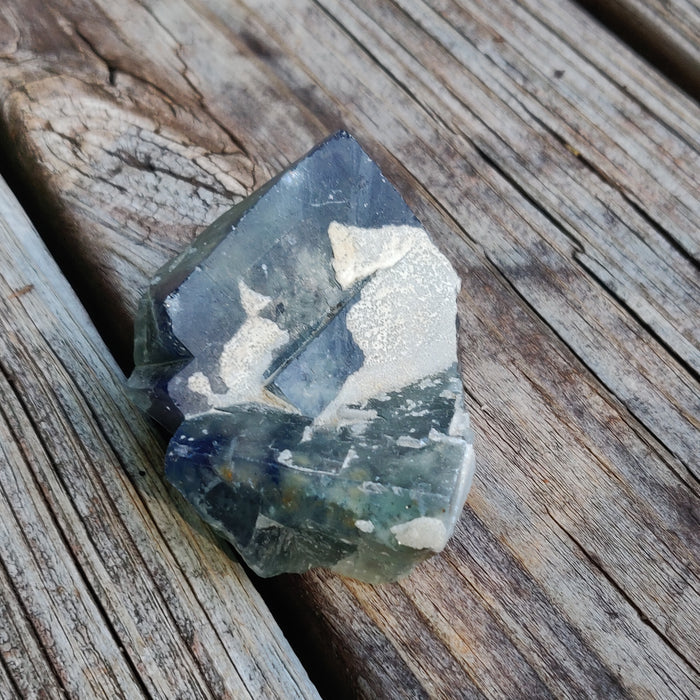 Raw Cubic Fluorite Cluster (#J5)