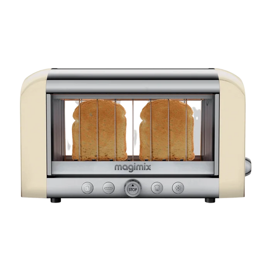 Magimix cream vision toaster with bread inside