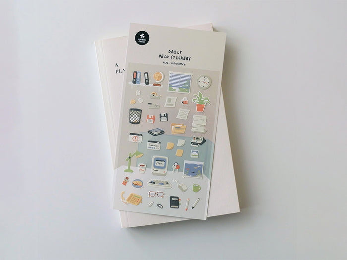 Retro Office Sticker Sheet 1174