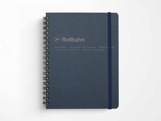 Rollbahn Cap-Martin Spiral Notebook Dark Blue