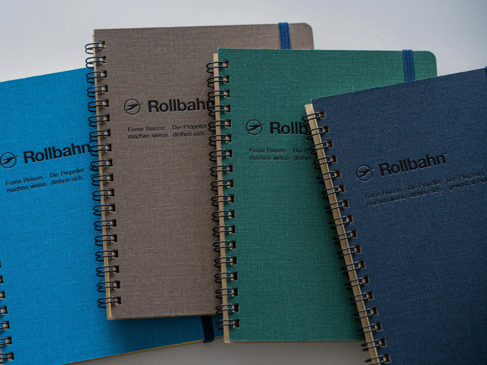 Rollbahn Cap-Martin Spiral Notebook Dark Blue