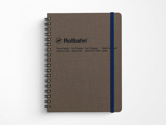 Rollbahn Cap-Martin Spiral Notebook Greige