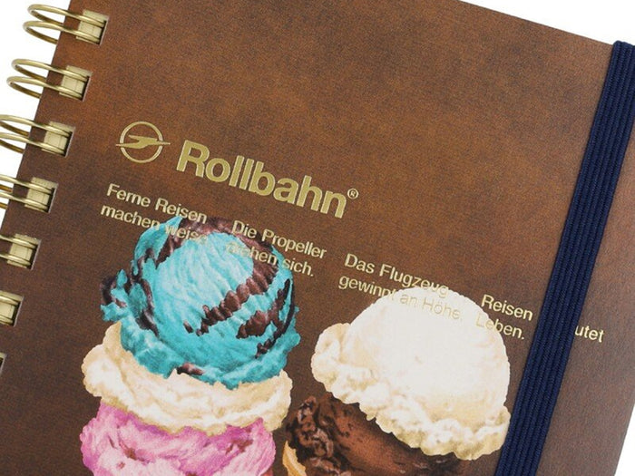 Rollbahn Ice Cream Spiral Notebook
