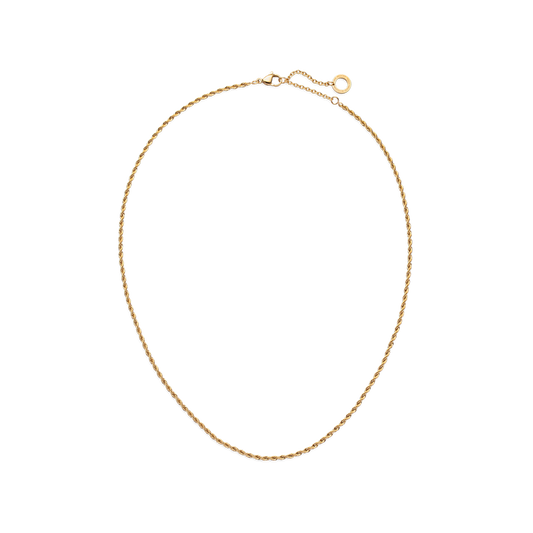 Rope Chain Halskette Gold