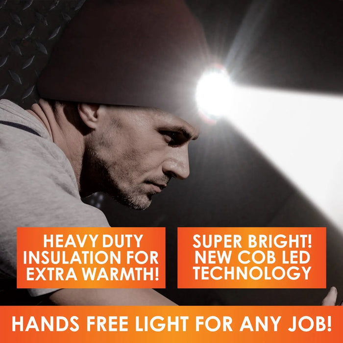 Roughneck LED Light Hat 6 Pieces Per Retail Ready Display 23274 ROUGHNECK