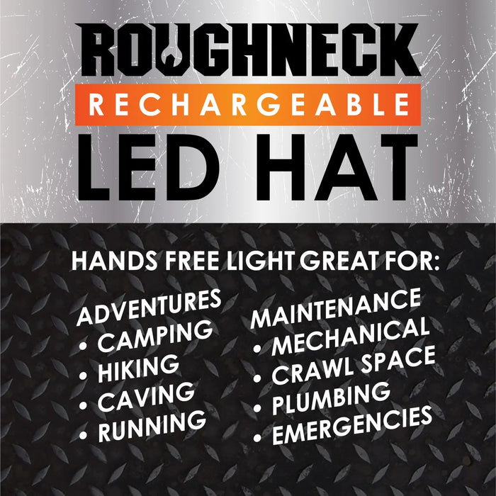 Roughneck LED Light Hat 6 Pieces Per Retail Ready Display 23274 ROUGHNECK