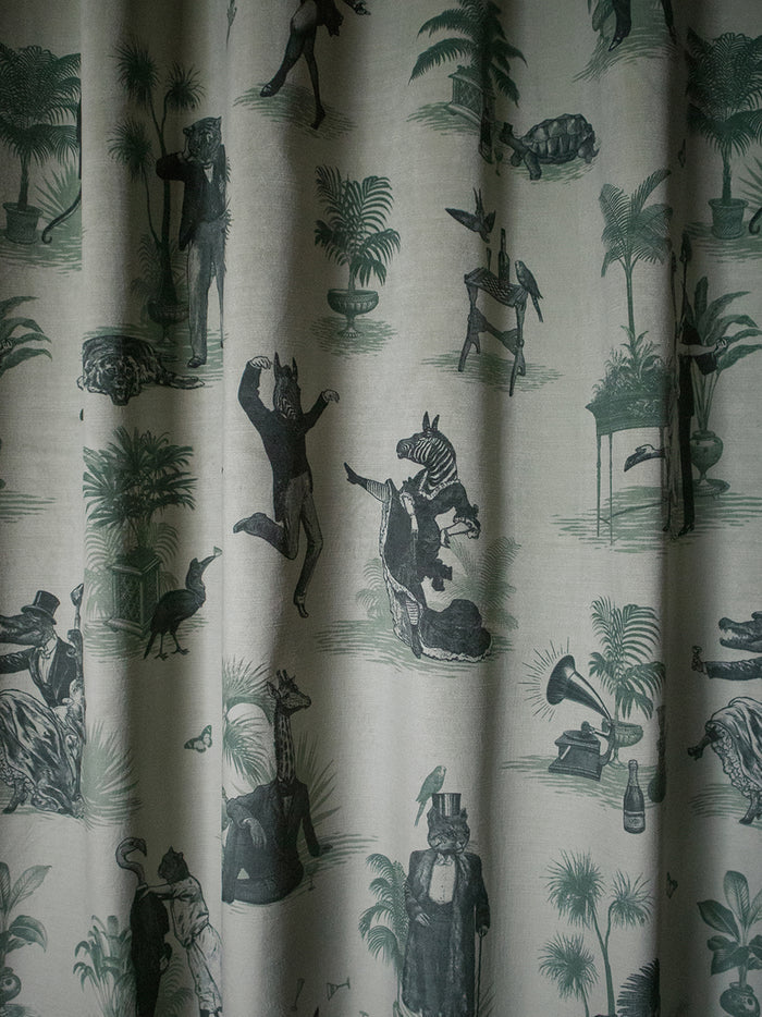 Safari Soirée 'Forest Mist' Recycled Velvet Sample