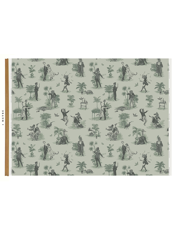 Safari Soirée 'Forest Mist' Recycled Velvet Sample