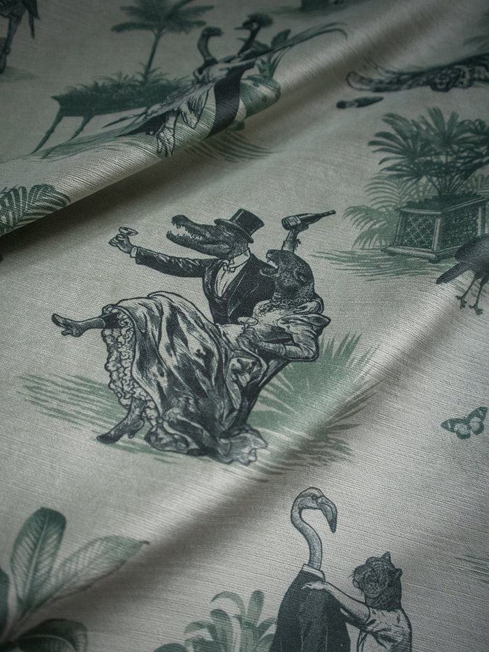 Safari Soirée 'Forest Mist' Recycled Velvet
