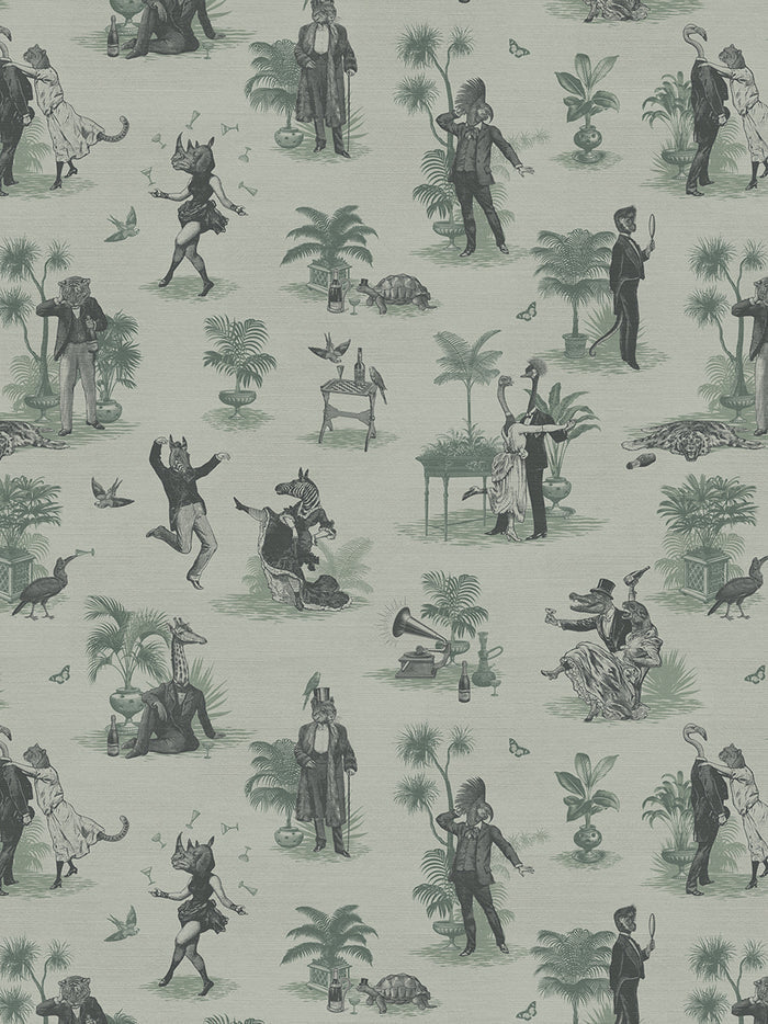 Safari Soirée 'Forest Mist' Recycled Velvet