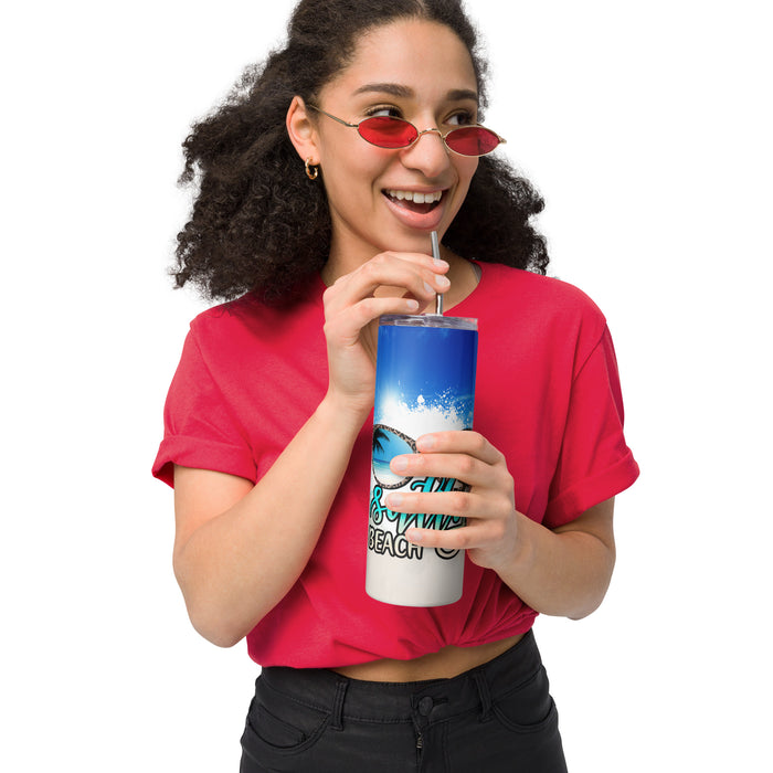Salty Beach Stainless steel tumbler