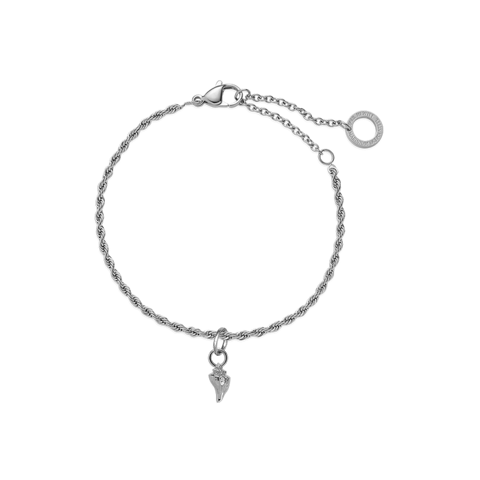 Sea Shell Charm Silber