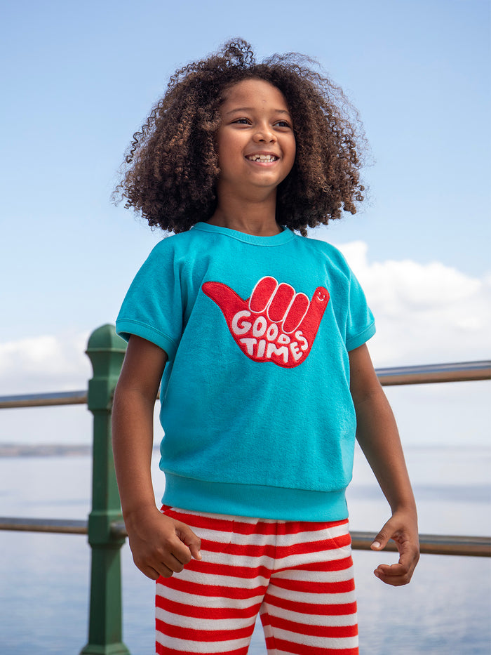 Seaside Towelling Sweatshirt