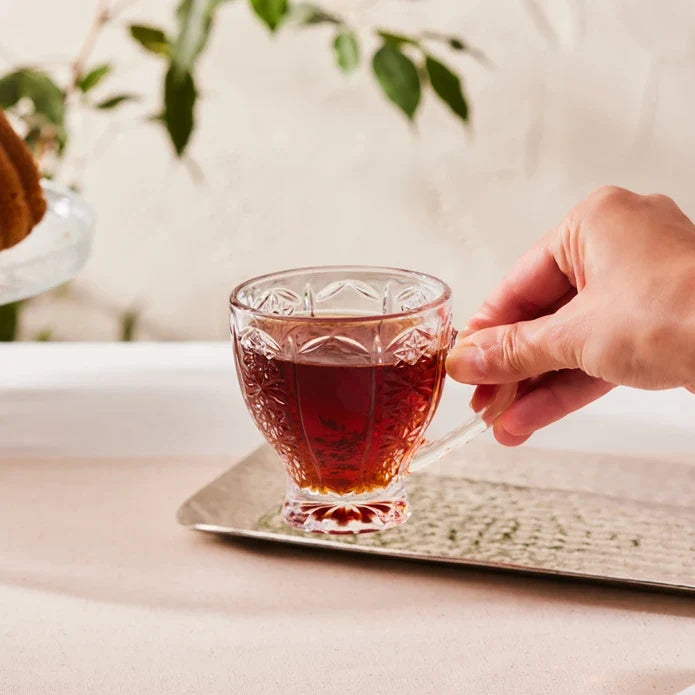 Service à Thé en Verre Karaca Seda Pour 6 Personnes, 180 ml