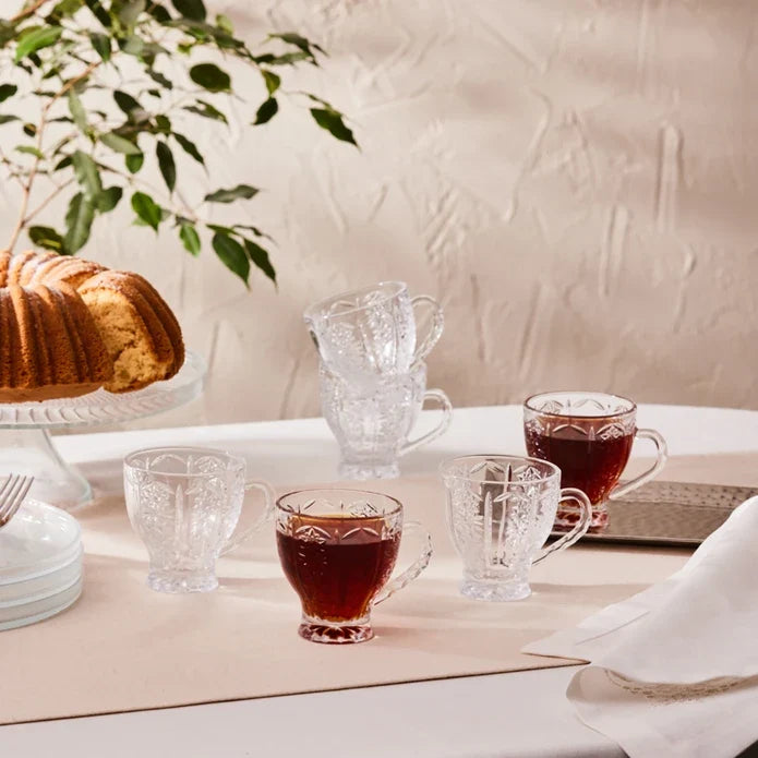 Service à Thé en Verre Karaca Seda Pour 6 Personnes, 180 ml