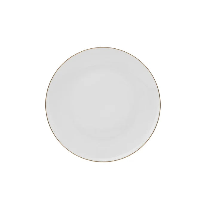 Service de table Karaca Esbelto pour 12 personnes, 56 pièces, New Generation Bone, or