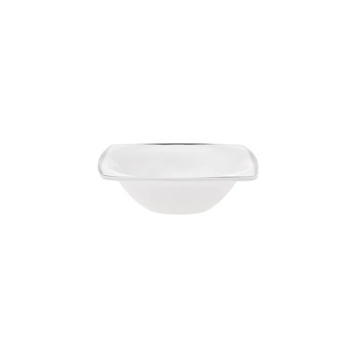 Service Petit Déjeuner Karaca Fine Pearl Agate pour 6 personnes, 26 pièces carrées/rectangulaires, platine