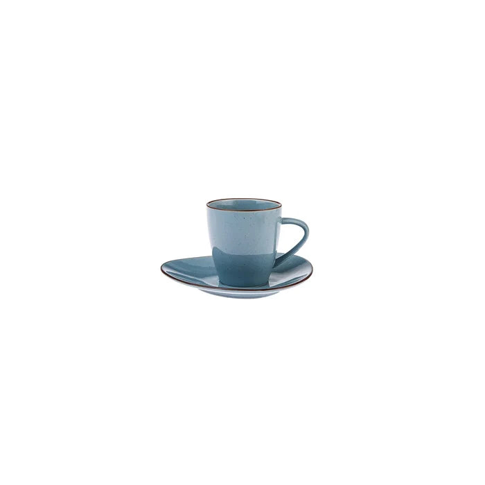 Service Petit Déjeuner Karaca Lagoon en porcelaine pour 6 personnes, 32 pièces