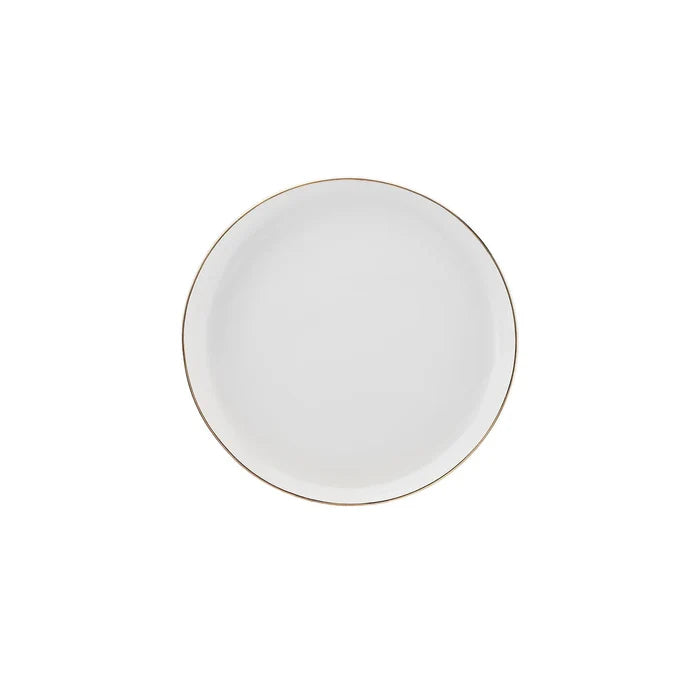 Service Petit Déjeuner Karaca Streamline Hole pour 6 personnes, 28 pièces, New Generation Bone, or
