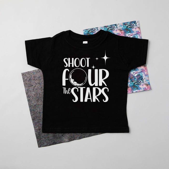 "Shoot Four The Stars" 4th Birthday T-shirt