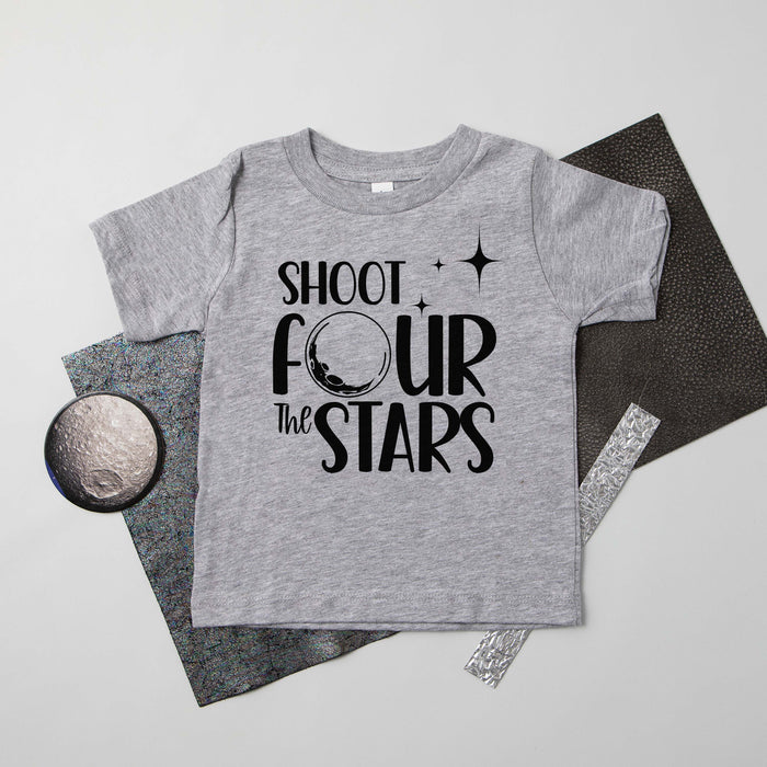 "Shoot Four The Stars" 4th Birthday T-shirt