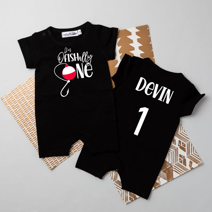 Shorts "Ofishally One" Slim Fit 1st Birthday Romper