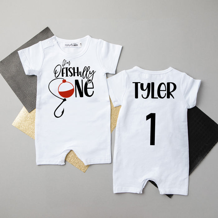 Shorts "Ofishally One" Slim Fit 1st Birthday Romper