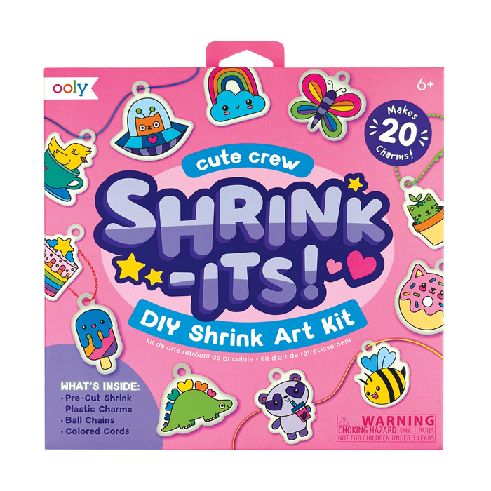Shrink-its! DIY Shrink Art Kit - Cute Crew - 20 Charms
