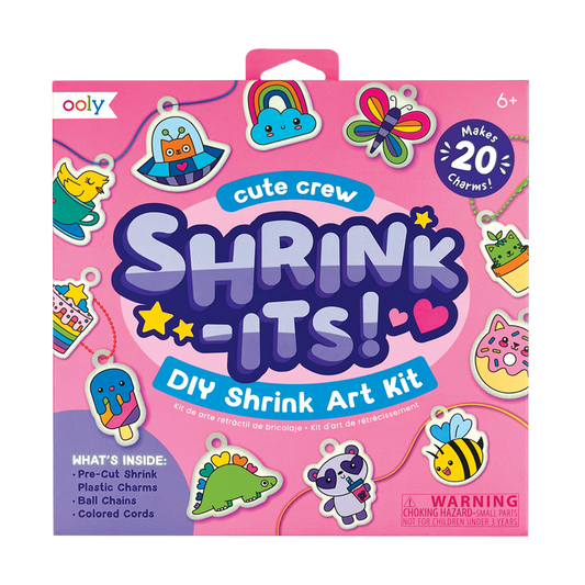 Shrink-its! DIY Shrink Art Kit - Cute Crew - 20 Charms
