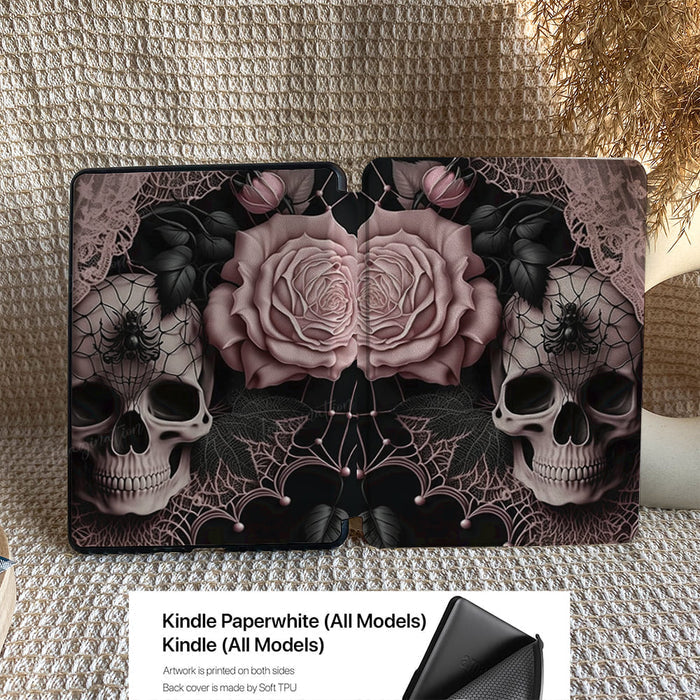 Skull & Poisoned Roses | Kindle Case