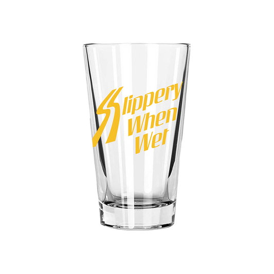 Slippery When Wet Pint Glass F