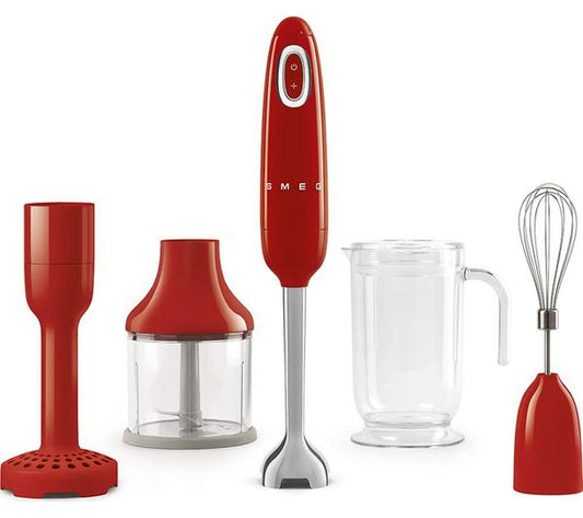 SMEG HBF02RDUK 50s Retro Style Hand Blender Red Red