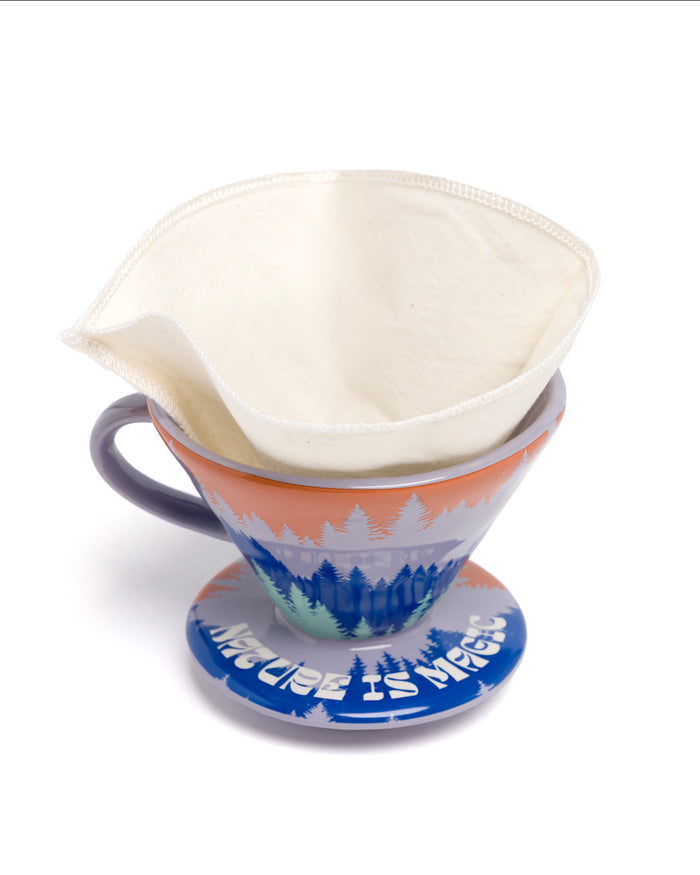 Shop Smoky Mtn. Pour Over Dripper Inspired by Smoky Mtn National Park | multi-color