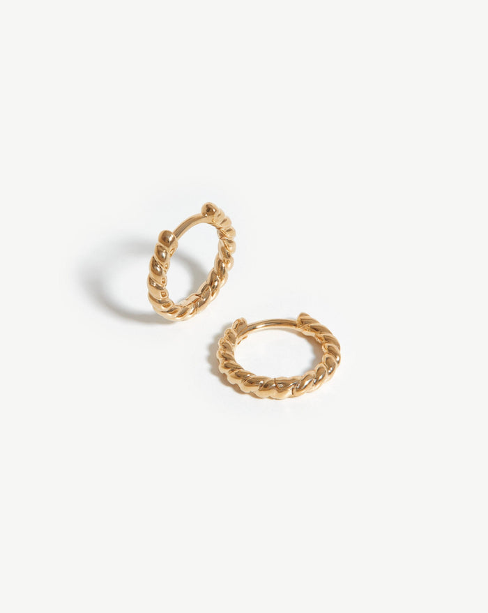 Fine Rope Huggies Earrings Missoma
