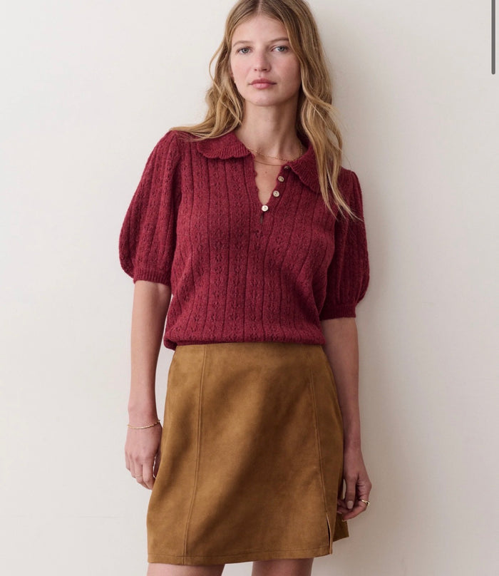 Sophie Pointelle Polo - Molly + Kate