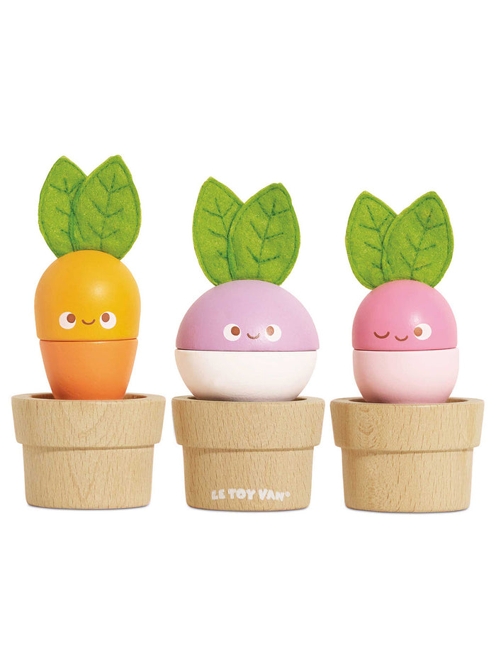 Stacking Wooden Veggies