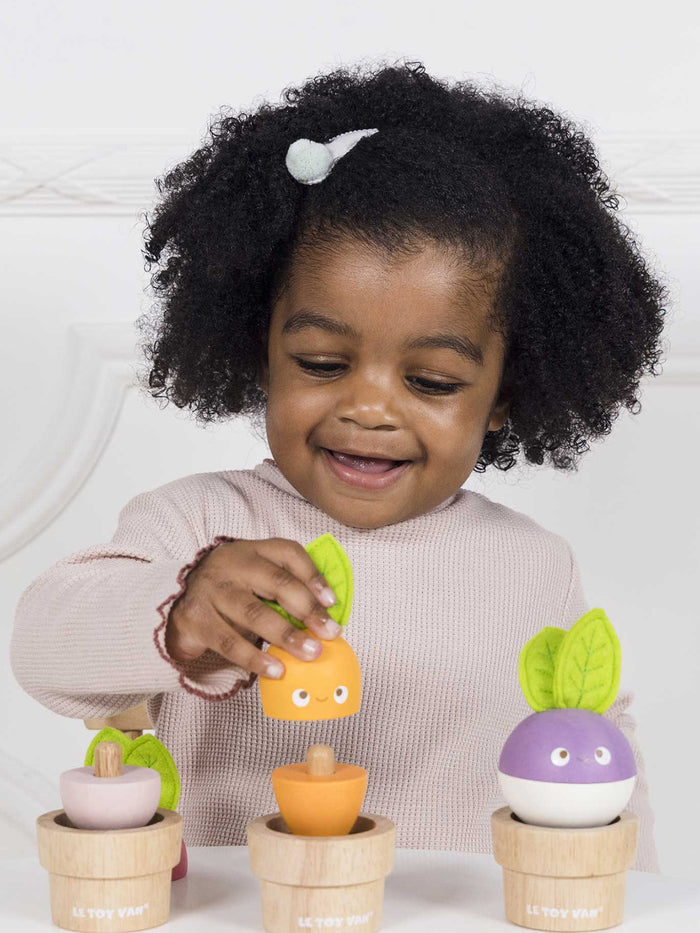 Stacking Wooden Veggies