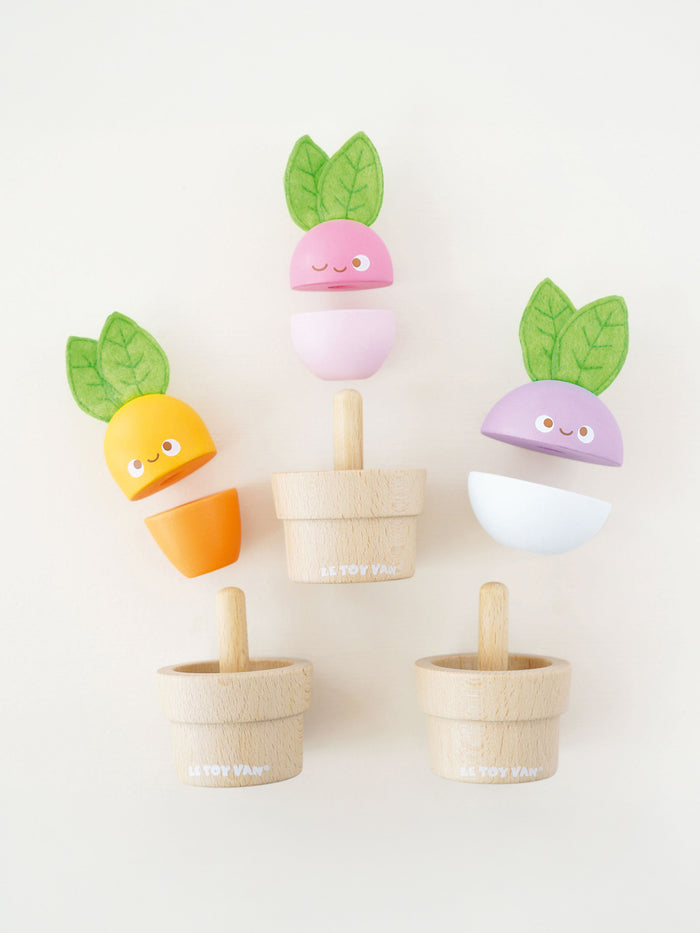 Stacking Wooden Veggies