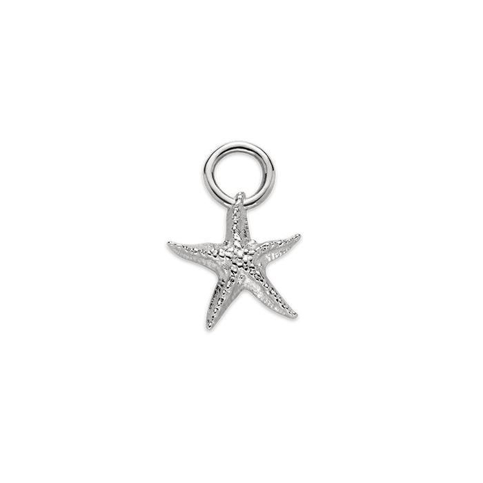 Starfish Charm Silber