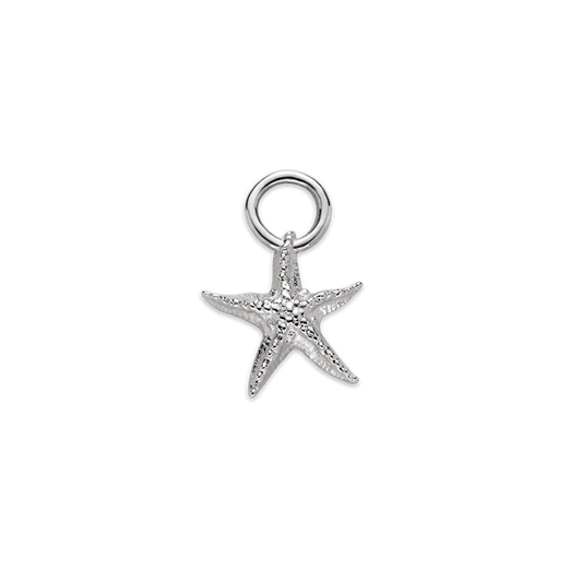 Starfish Charm Silber