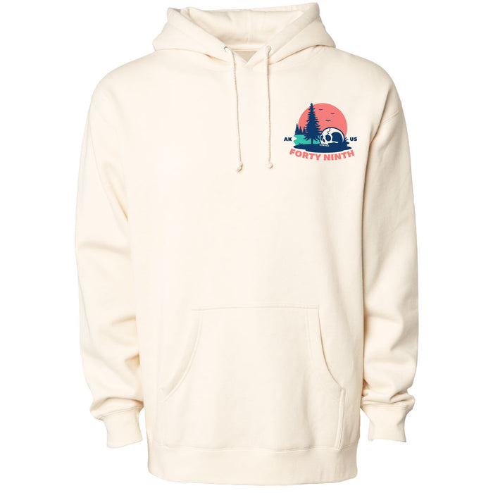 Sunny Place For Shady People Cream Hoodie