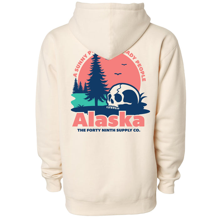 Sunny Place For Shady People Cream Hoodie