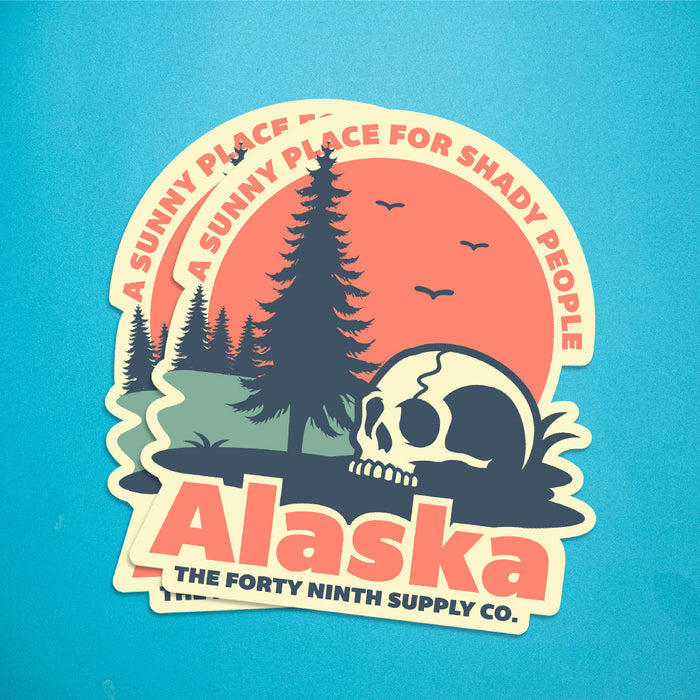 Sunny Place For Shady People Sticker