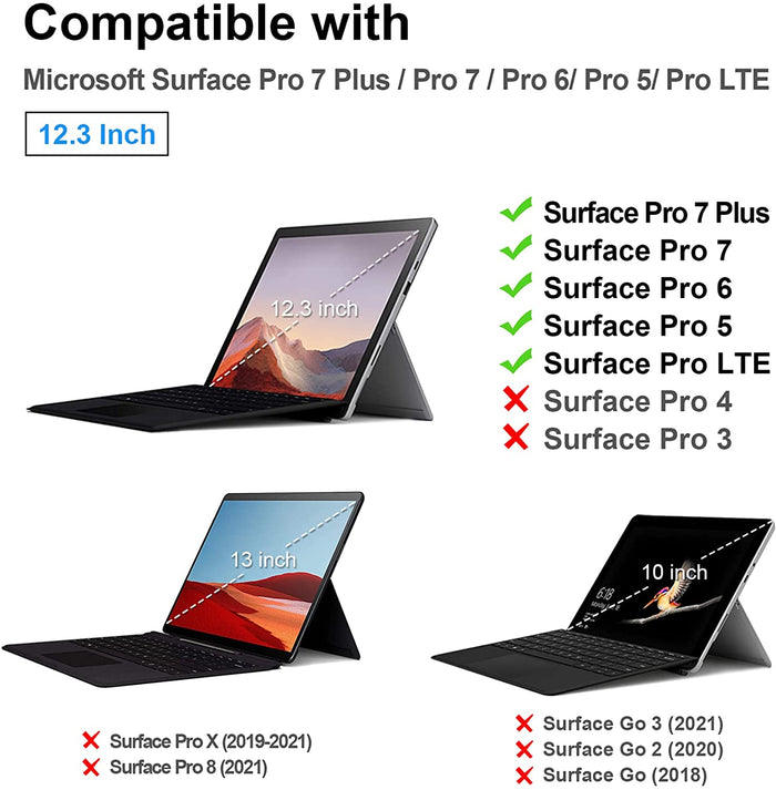 fintie surface pro 7+ / surface pro 7 case
