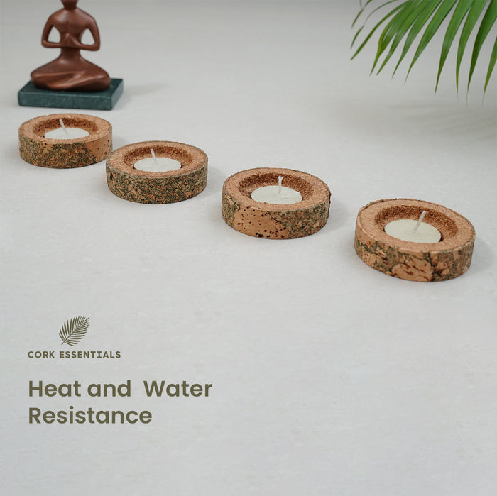 T Light Holder Round Set of 4
